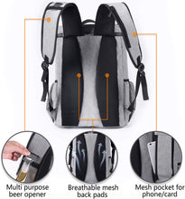 Charger l&#39;image dans la galerie, Backpack Cooler Leakproof Insulated Waterproof Backpack Cooler Bag, Lightweight Soft Beach Cooler Backpack for Men Women to Work Lunch Picnics Camping Hiking, 30 Cans
